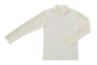 Принцесса школы блузка детская дл. рукав - экрю