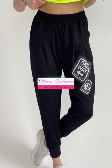 Брюки - черный №Н-8073