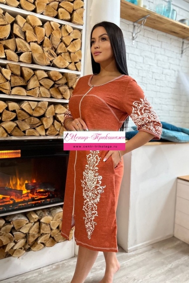 Халат - джинс №Н-8165