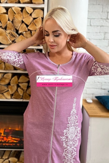 Халат - сиреневый №Н-8165