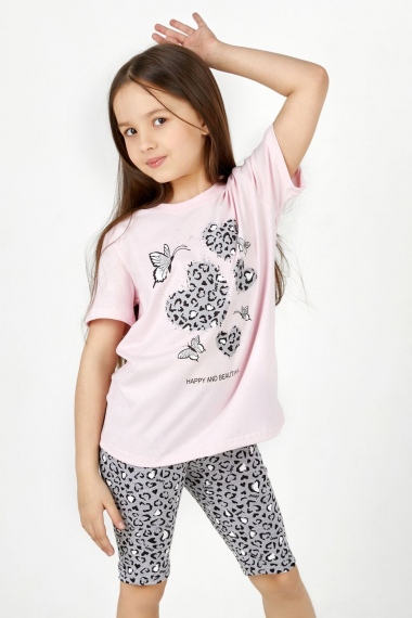 Футболка Babochka детская - розовый