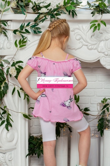 Майка детская - розовый №Н-5118