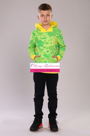 Толстовка - зеленый №Н-11686