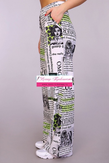 Брюки - зеленый №Н-15306