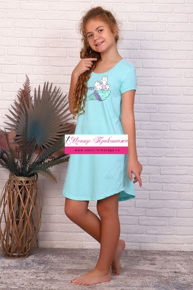 Сорочка детская - ментол №Н-15208