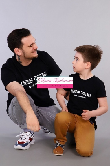 Футболка - черный №Н-15308