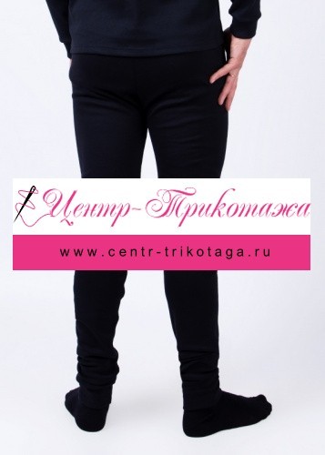 Кальсоны мужские (черные) №КВ-315РН2665 (2П/107)