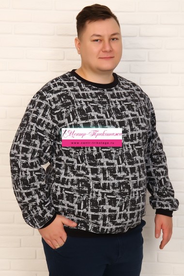 Джемпер (большие размеры, чёрный) №НТ-Д-4542-1 3П/104