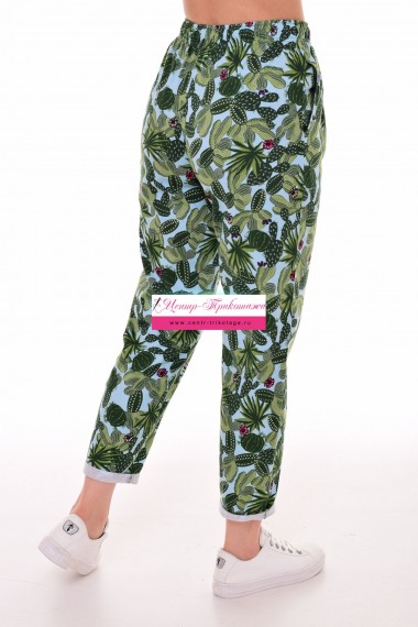 Брюки женские (кактусы) №НК-8-031Г (2п/106)